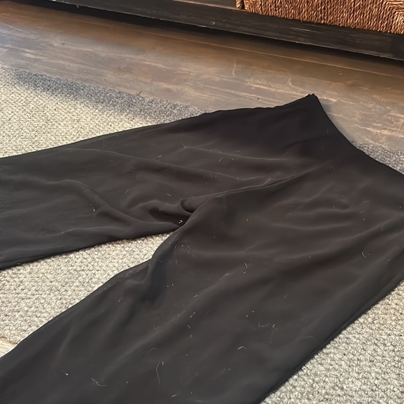 Paris Line Vintage Polyester Pants W Flare Detailing - Picture 6 of 6